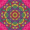 mandala - diamond dotz intermediate 49301 32x32cm