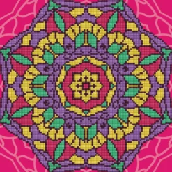 mandala - diamond dotz intermediate 49301 32x32cm