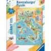 mappa dell'italia - puzzle da pavimento 125 pezzi