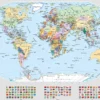 mappamondo politico - puzzle 1000 pezzi
