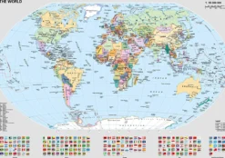 mappamondo politico - puzzle 1000 pezzi