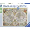 mappamondo storico - puzzle 1500 pezzi