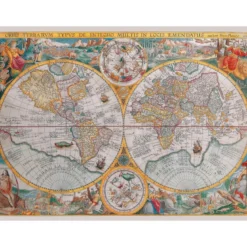 mappamondo storico - puzzle 1500 pezzi