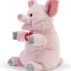 marionetta maiale - peluche 25cm