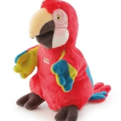 marionetta pappagallo - peluche 25cm