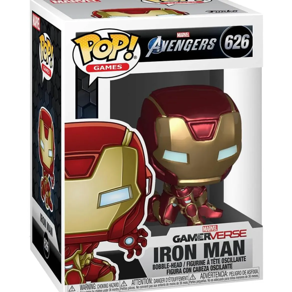 marvel: avengers - gamer verse - iron man 9cm - funko pop 626
