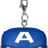 marvel - captain america 4cm - funko pocket pop! portachiavi