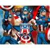 marvel - captain america - puzzle 100 pezzi xxl