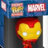marvel - iron man 4cm - funko pocket pop! portachiavi