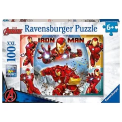 marvel iron man - puzzle 100 pezzi xxl
