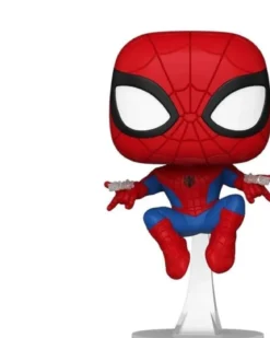 marvel: jumping spider-man 9cm - funko pop! 1454