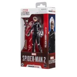 marvel legends series - gamerverse - spider-man 2 - felicia hardy - black cat - action figure 15cm