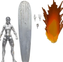 marvel legends series - i fantastici 4 - silver surfer - action figure 15cm