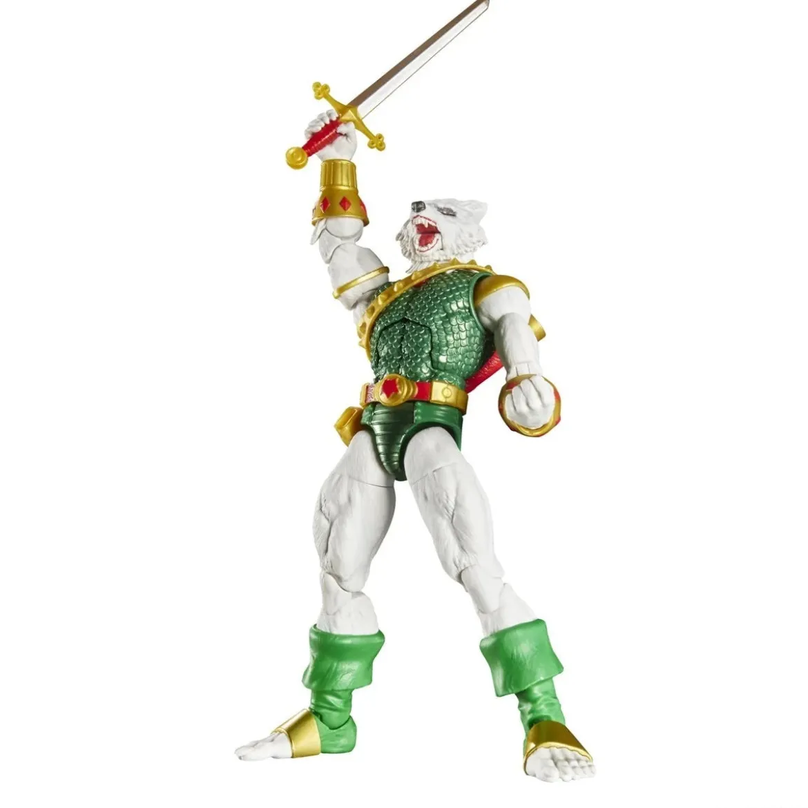 marvel legends series x magic: the gathering - man-wolf 15cm + 1 magic foil card