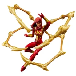 marvel legends series x magic: the gathering - mary jane, iron spider 15cm + 1 magic foil card