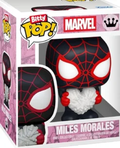 marvel - miles morales & ghost spider - funko pop! bitty bouquet