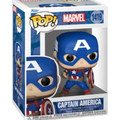 marvel: new classic - captain america 9cm - funko pop! 1419