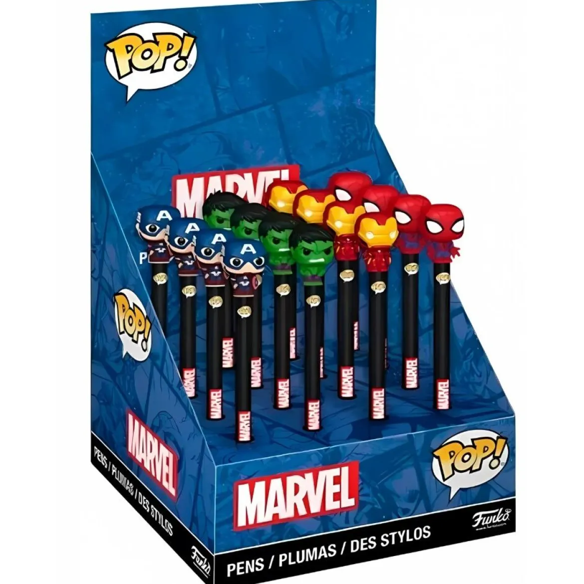 marvel - 1pz assortito - funko pop toppers