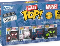 marvel: spider-man miles morales 4 pack 3cm - funko pop bitty