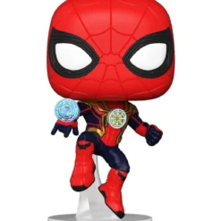 marvel: spider-man: no way home - spiderm-man integrated suit 9cm - funko pop! 913
