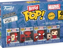 marvel: spider-man parker split 4 pack 3cm - funko pop bitty