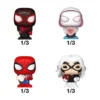 marvel - spider-man san vakentino 1 personaggio assortito 3cm - funko pop bitty