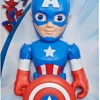 marvel spidey e i suoi fantastici amici - capitan america mega 25cm