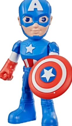 marvel spidey e i suoi fantastici amici - capitan america mega 25cm