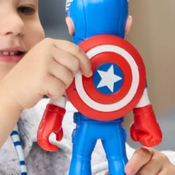 marvel spidey e i suoi fantastici amici - capitan america mega 25cm