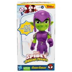 marvel spidey e i suoi fantastici amici - green goblin mega 25cm