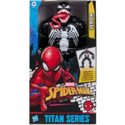 marvel titan hero - venom 30cm articolato