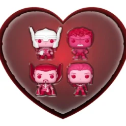 marvel: valentines - marvel classic box 4 personaggi - funko pop