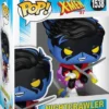 marvel: x-men - nightcrawler (1997) 9cm - funko pop! 1538