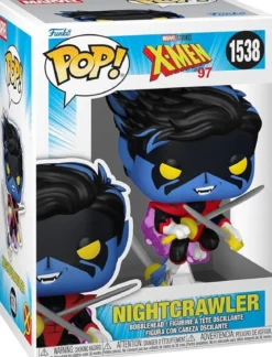 marvel: x-men - nightcrawler (1997) 9cm - funko pop! 1538