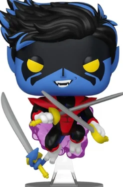 marvel: x-men - nightcrawler (1997) 9cm - funko pop! 1538