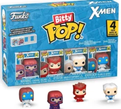 marvel - x-men 4 pack 3cm - funko pop bitty