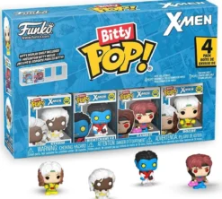 marvel - x-men 4 pack 3cm - funko pop bitty