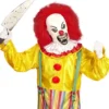 maschera killer clown con parrucca