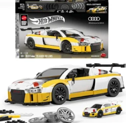 mattel brick shop hot wheels - audi r8 lms