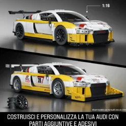 mattel brick shop hot wheels - audi r8 lms