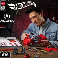 mattel brick shop hot wheels - acura nsx