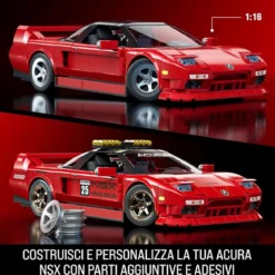 mattel brick shop hot wheels - acura nsx