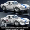 mattel brick shop hot wheels - corvette grand sport