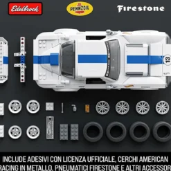 mattel brick shop hot wheels - corvette grand sport