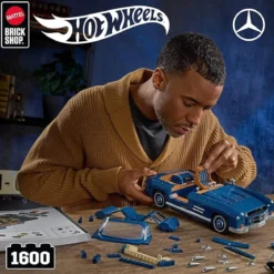 mattel brick shop hot wheels - mercedez-benz 300 sl