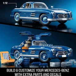 mattel brick shop hot wheels - mercedez-benz 300 sl
