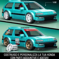 mattel brick shop hw honda civic ef custom '90