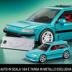 mattel brick shop hw honda civic ef custom '90