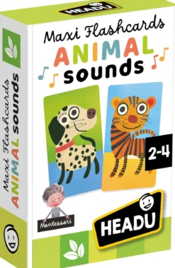 maxi flashcards montessori animal sounds