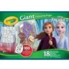 maxi pagine da colorare con adesivi - frozen 2